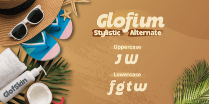 Glofium Font Poster 8