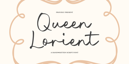 Queen Lorient Font Poster 1