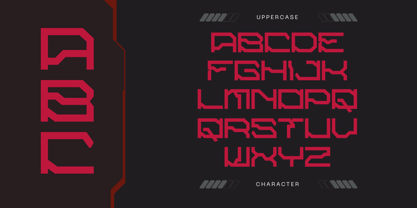 Alpha Techno Font Poster 7