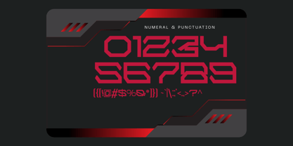 Alpha Techno Font Poster 6