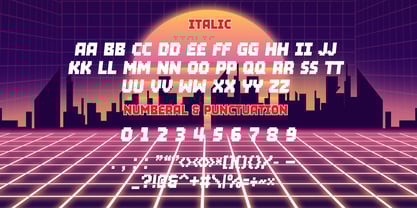 Brick Byte Font Poster 8