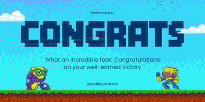 Brick Byte Font Poster 2