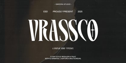 Vrassco Font Poster 1