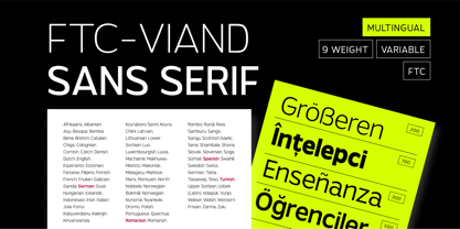 Viand Font Poster 12