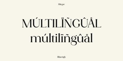 Blureigh Font Poster 6