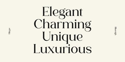 Blureigh Font Poster 2