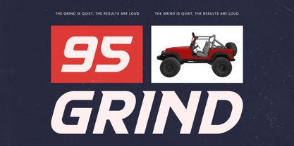 Corsa Rustin Font Poster 3