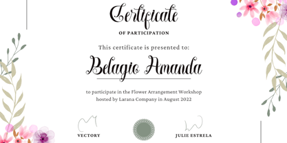 Athena Wedding Font Poster 6