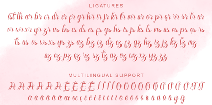 Athena Wedding Font Poster 10