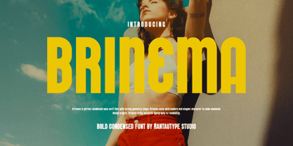 Brinema Font Poster 1