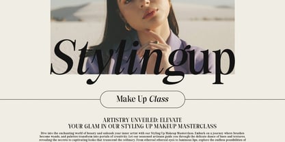 Back Bone Melavita Font Poster 6