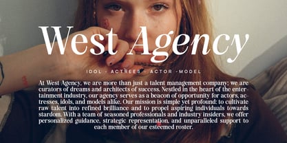 Back Bone Melavita Font Poster 4