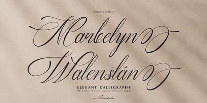 Marbelyn Walenstan Font Poster 1
