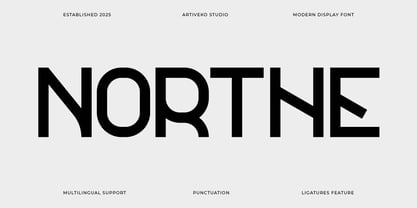 Northe Font Poster 1