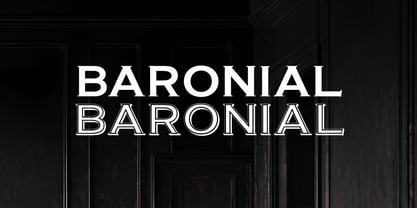Baronial Font Poster 1