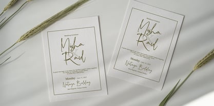 Melodia Signature Font Poster 6