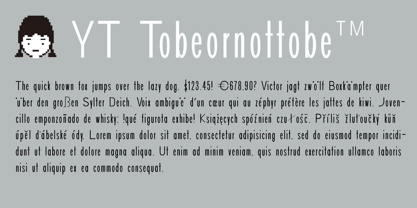YT Tobeornottobe Font Poster 1