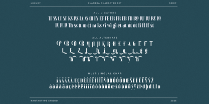 Clanera Font Poster 15