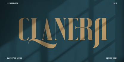 Clanera Font Poster 1