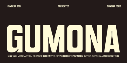Gumona Font Poster 1