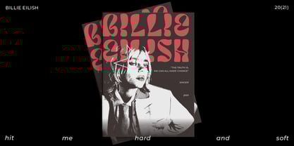 WR Tired Eyes Font Poster 8