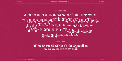 Ramolia Font Poster 15