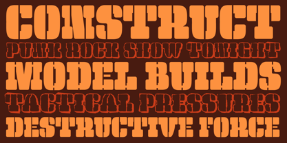 Prinkle Stencil Font Poster 5