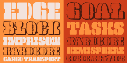 Prinkle Stencil Font Poster 3