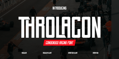 Throlacon Font Poster 1