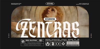 Zentras Font Poster 1