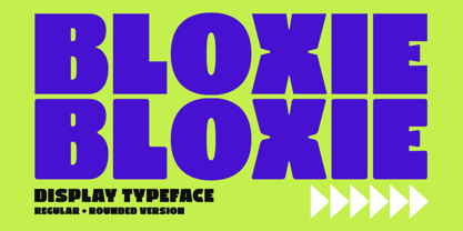 Bloxie Font Poster 1