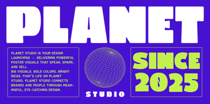Bloxie Font Poster 2