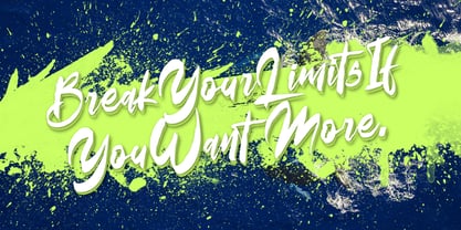 Blacknight Script Font Poster 7