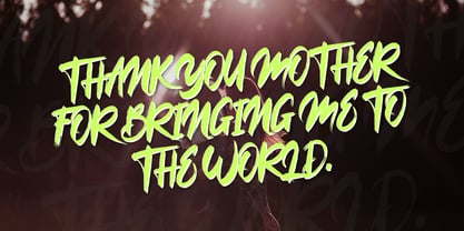 Blacknight Script Font Poster 6