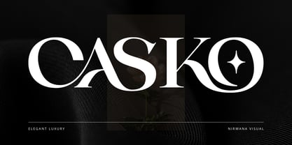 Casko Luxury Font Poster 1