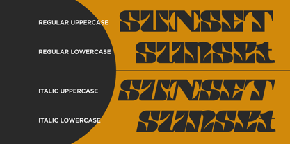 Sunseta Font Poster 2