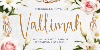Vallimah Font Poster 1