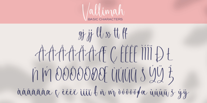 Vallimah Font Poster 10
