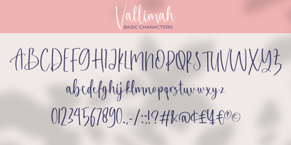 Vallimah Font Poster 9