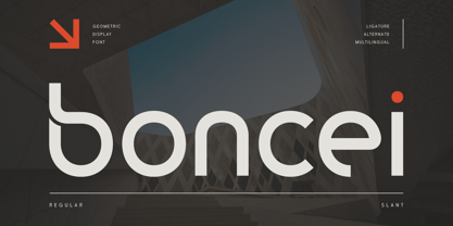 Boncei Font Poster 1