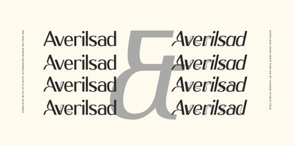 Averilsad Font Poster 2