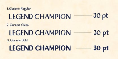 Gurame Font Poster 7