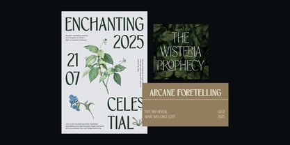 TBJ Orcherum II Font Poster 11