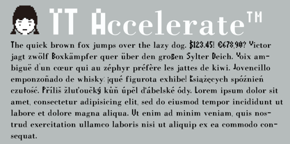 YT Accelerate Font Poster 1