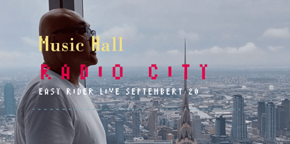 YT Accelerate Font Poster 6