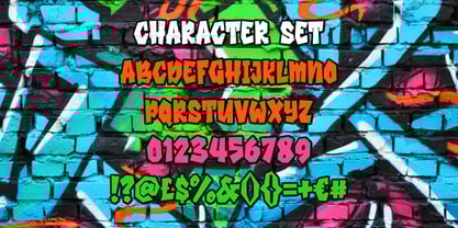Trigger Graffiti Font Poster 5