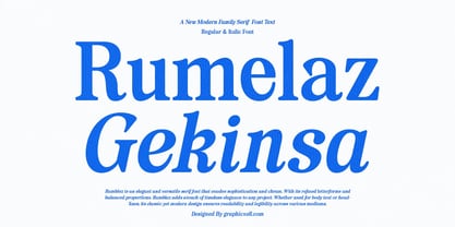 Rumelaz Gekinsa Font Poster 1