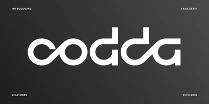Codda Font Poster 1