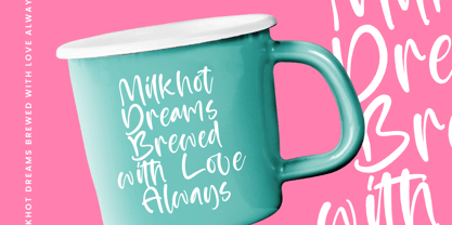 Apricot Bubbles Font Poster 12