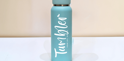 Apricot Bubbles Font Poster 7